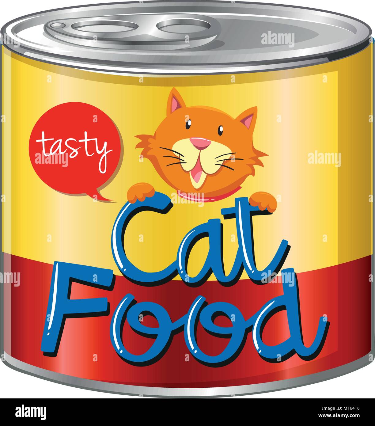 Cat food can Stock Vector Images Alamy