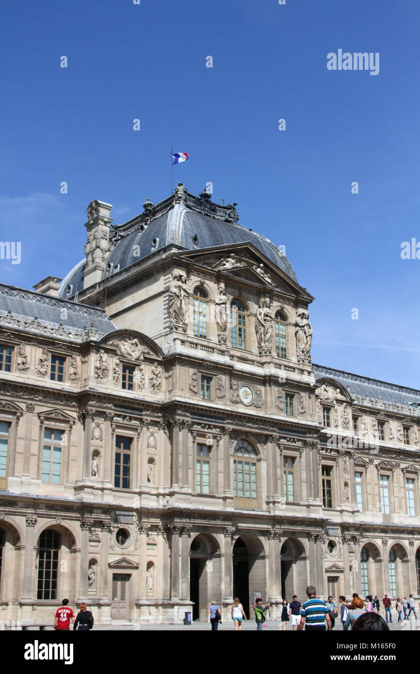 The Sully Wing of the Louvre Palace, Paris, France Stock Photo Alamy
