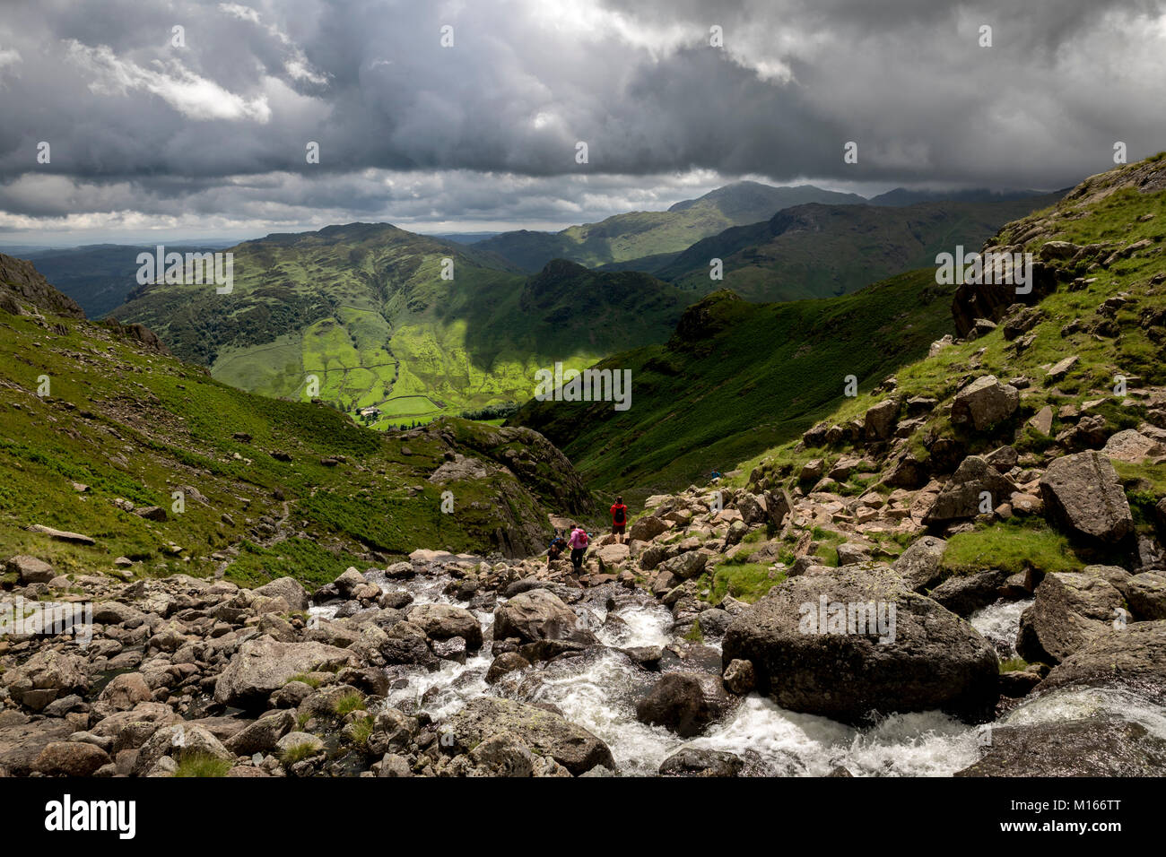 Stickle Ghyll; Langdale; Lake District; UK Stock Photo