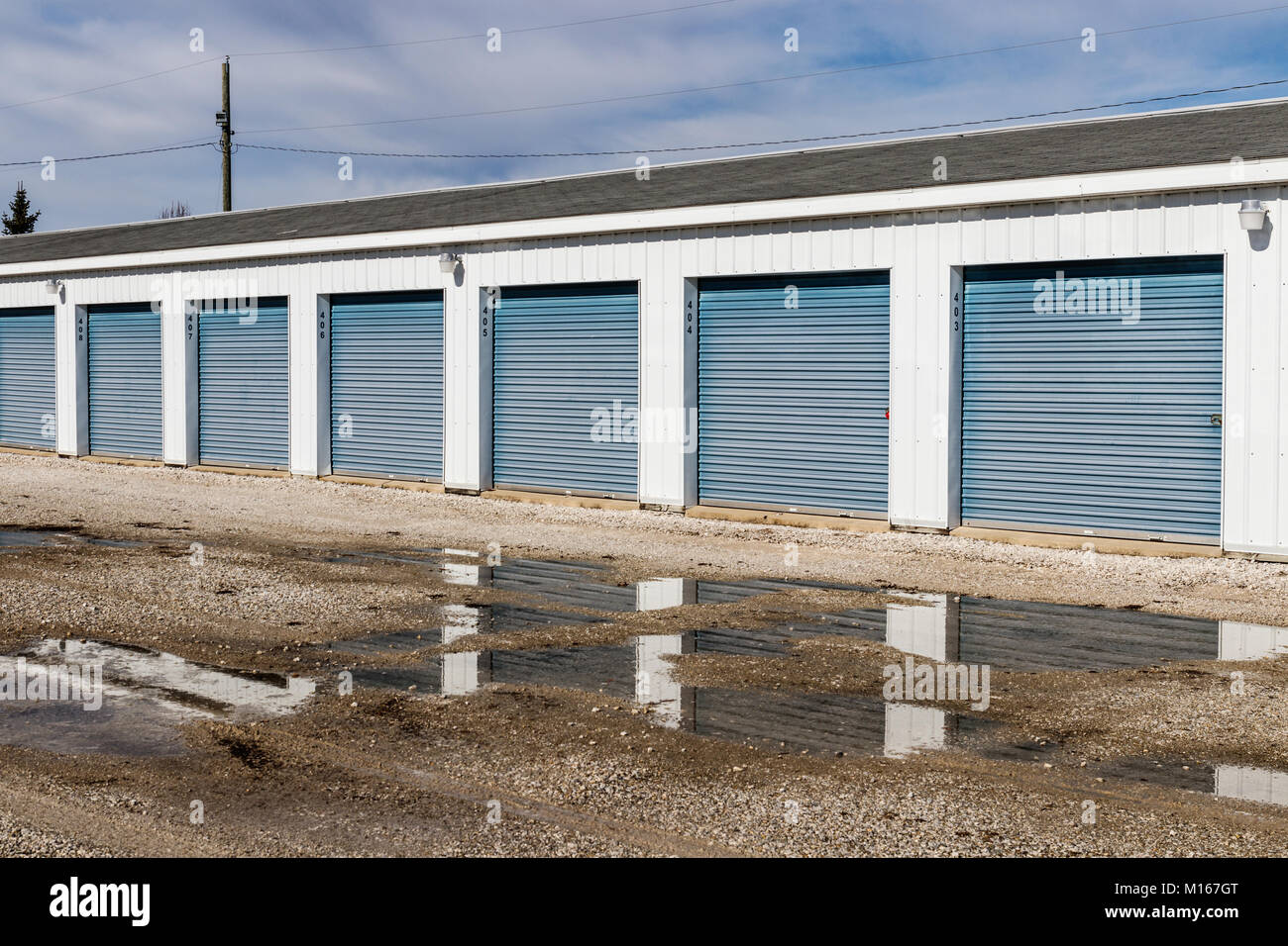 Marion Circa January 2018 Numbered self storage and mini storage