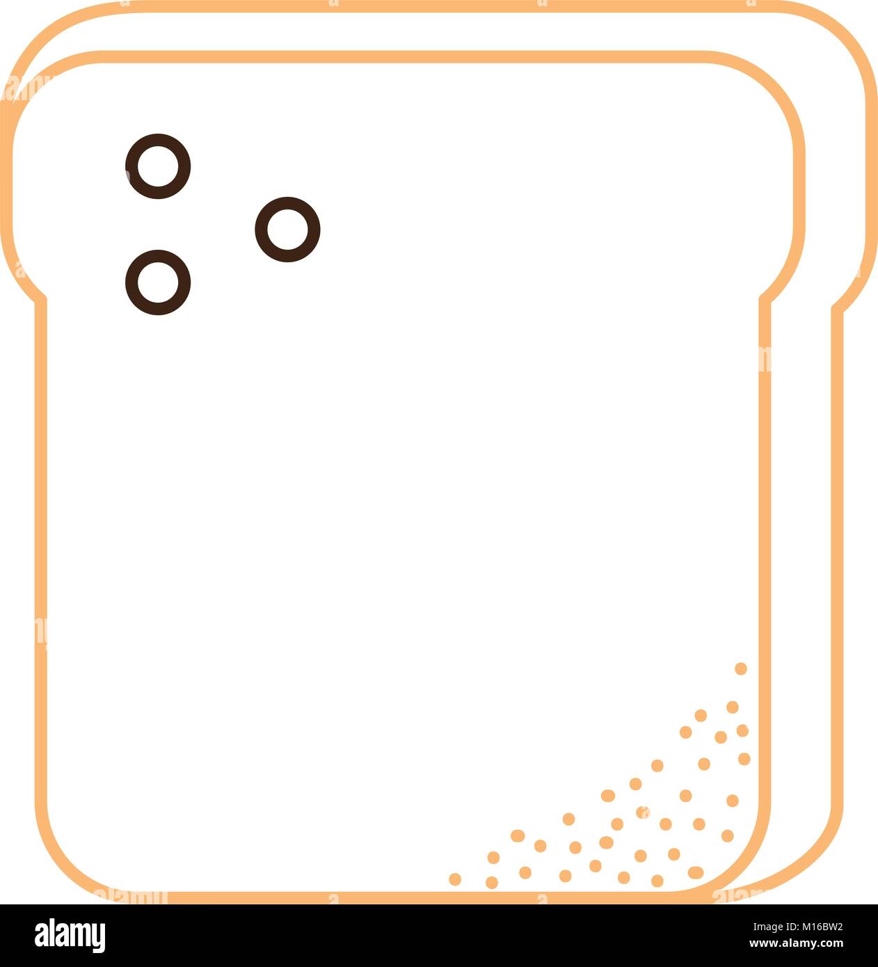 bread toast isolated icon Stock Vector Image & Art - Alamy