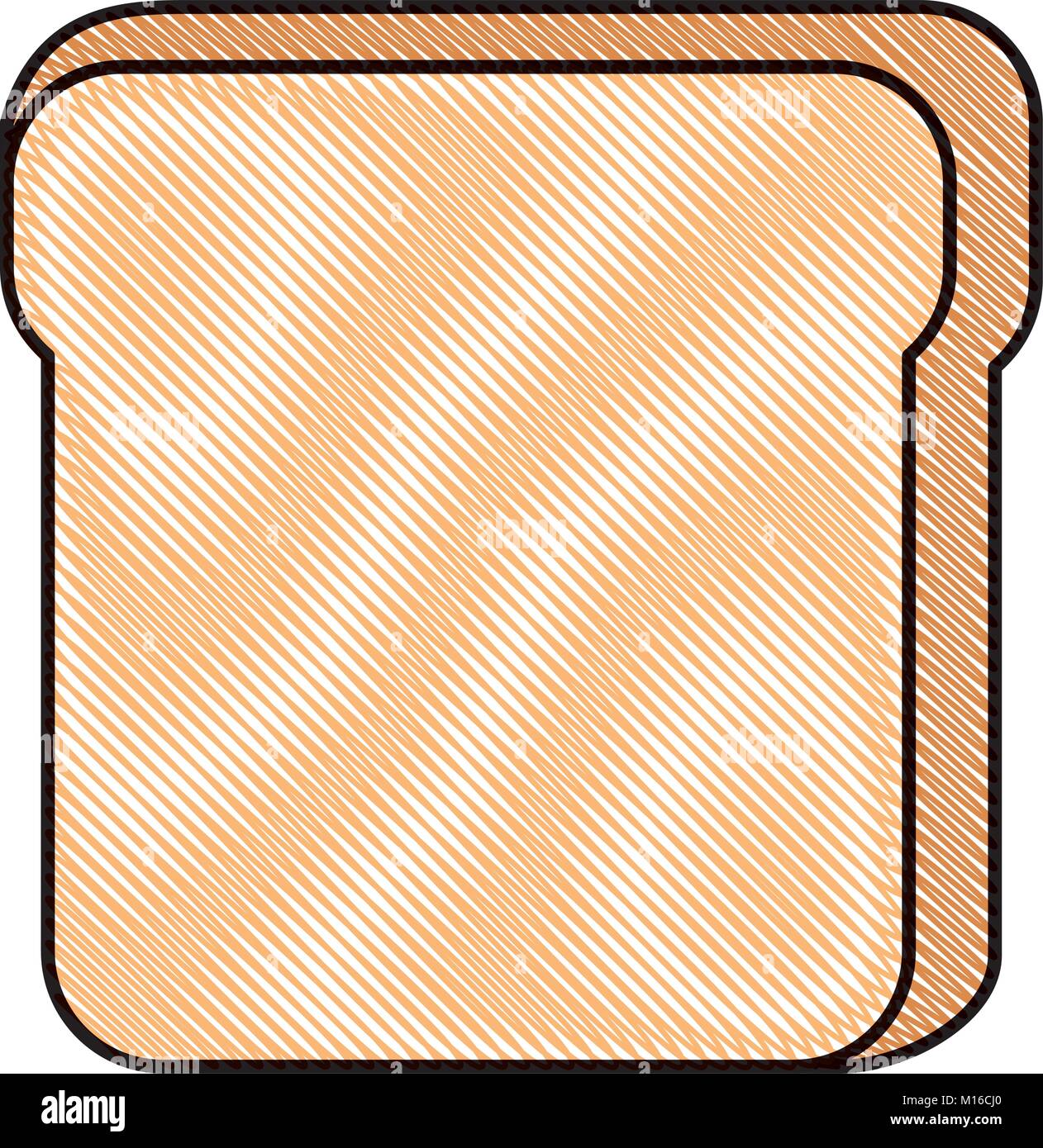 bread toast isolated icon Stock Vector Image & Art - Alamy