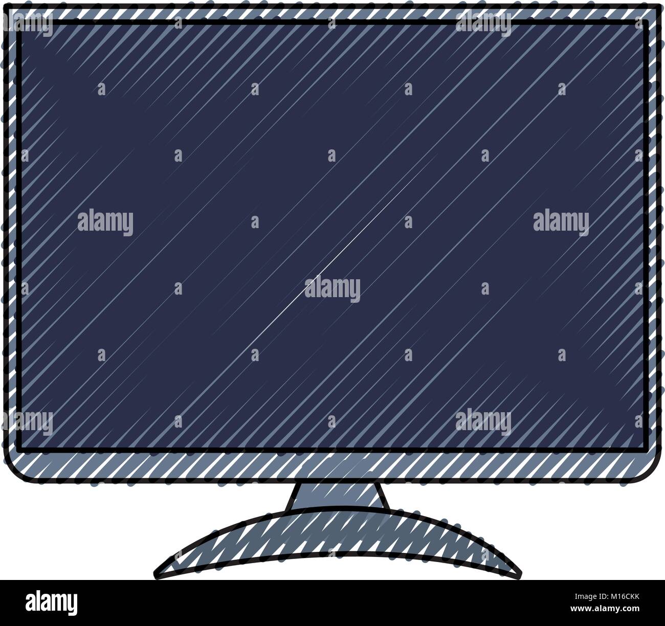 Flatscreen Tv icon image Stock Vector Image & Art - Alamy