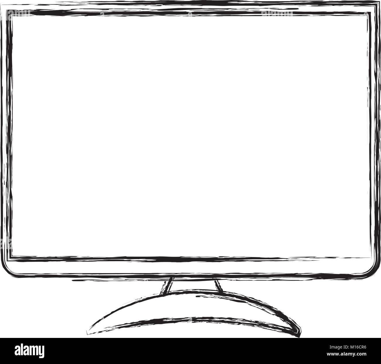 Flatscreen Tv icon image Stock Vector Image & Art - Alamy