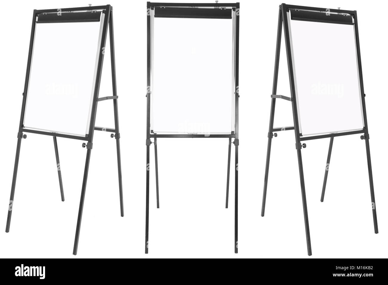 flip chart isolated on white background Stock Photo Alamy