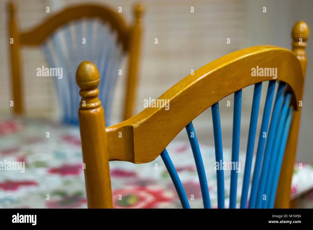 Breakfast table and chairs Indoor Stock Photo