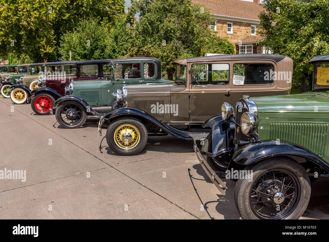 Restored Models Photographed amazing restored model T's Stock Photo - Alamy