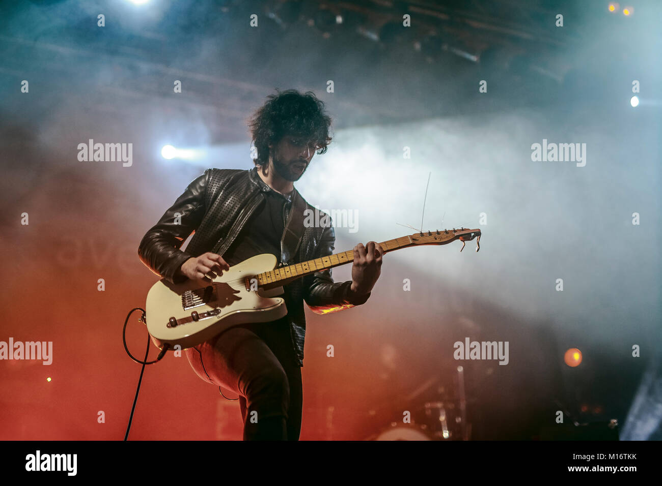 Bologna, Estragon Club 26.01.2018. Canova italian indie rock band performing in Avete Ragione Club Tour Credit Luigi RIzzo/Alamy Live News Stock Photo