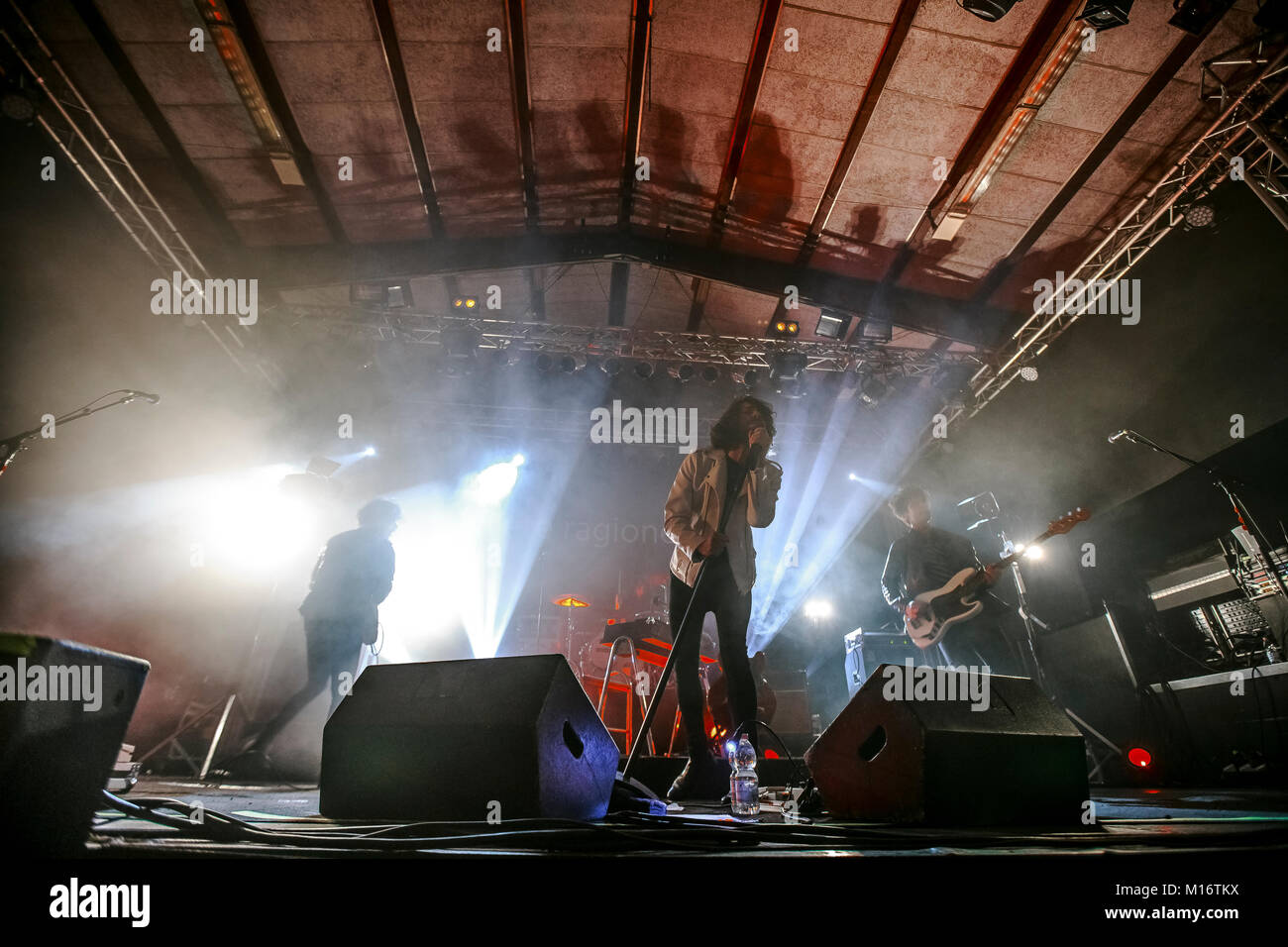 Bologna, Estragon Club 26.01.2018. Canova italian indie rock band performing in Avete Ragione Club Tour Credit Luigi RIzzo/Alamy Live News Stock Photo