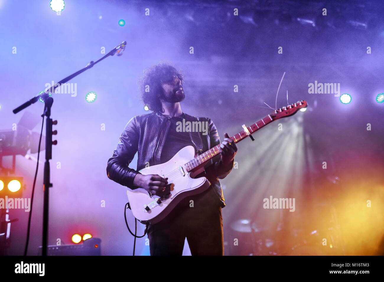 Bologna, Estragon Club 26.01.2018. Canova italian indie rock band performing in Avete Ragione Club Tour Credit Luigi RIzzo/Alamy Live News Stock Photo