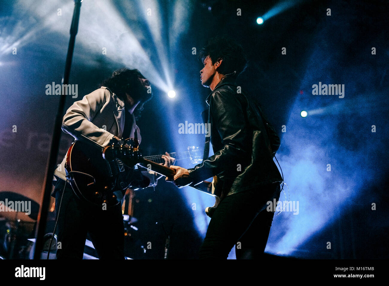 Bologna, Estragon Club 26.01.2018. Canova italian indie rock band performing in Avete Ragione Club Tour Credit Luigi RIzzo/Alamy Live News Stock Photo