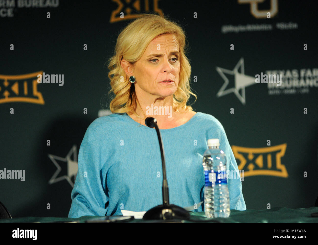 Baylor university head coach kim hires stock photography and images
