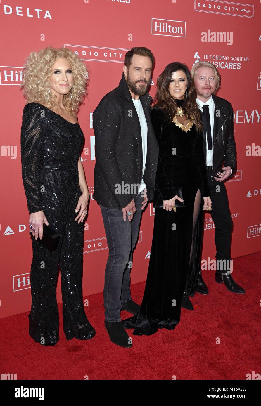 New York, NY, USA. 26th Jan, 2018. Little Big Town, Jimi Westbrook