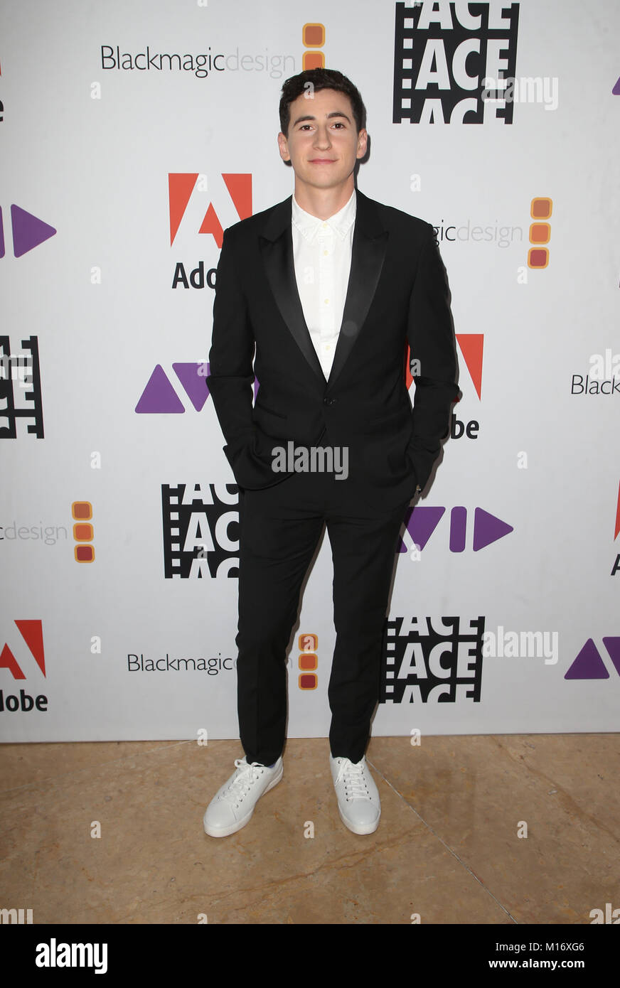 Beverly Hills, Ca. 26th Jan, 2018. Sam Lerner, at the 2018 ACE Eddie Awards at the Beverly Hilton Hotel in Beverly Hills, California on January 26, 2018. Credit: Faye Sadou/Media Punch/Alamy Live News Stock Photo