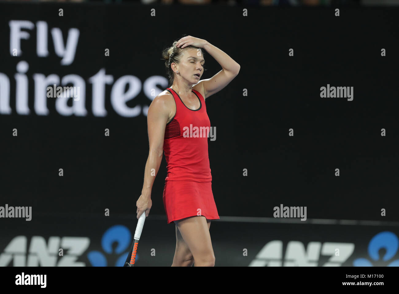 Melbourne, Australia. 27th January, 2017. Romanian tennis player Stock  Photo - Alamy