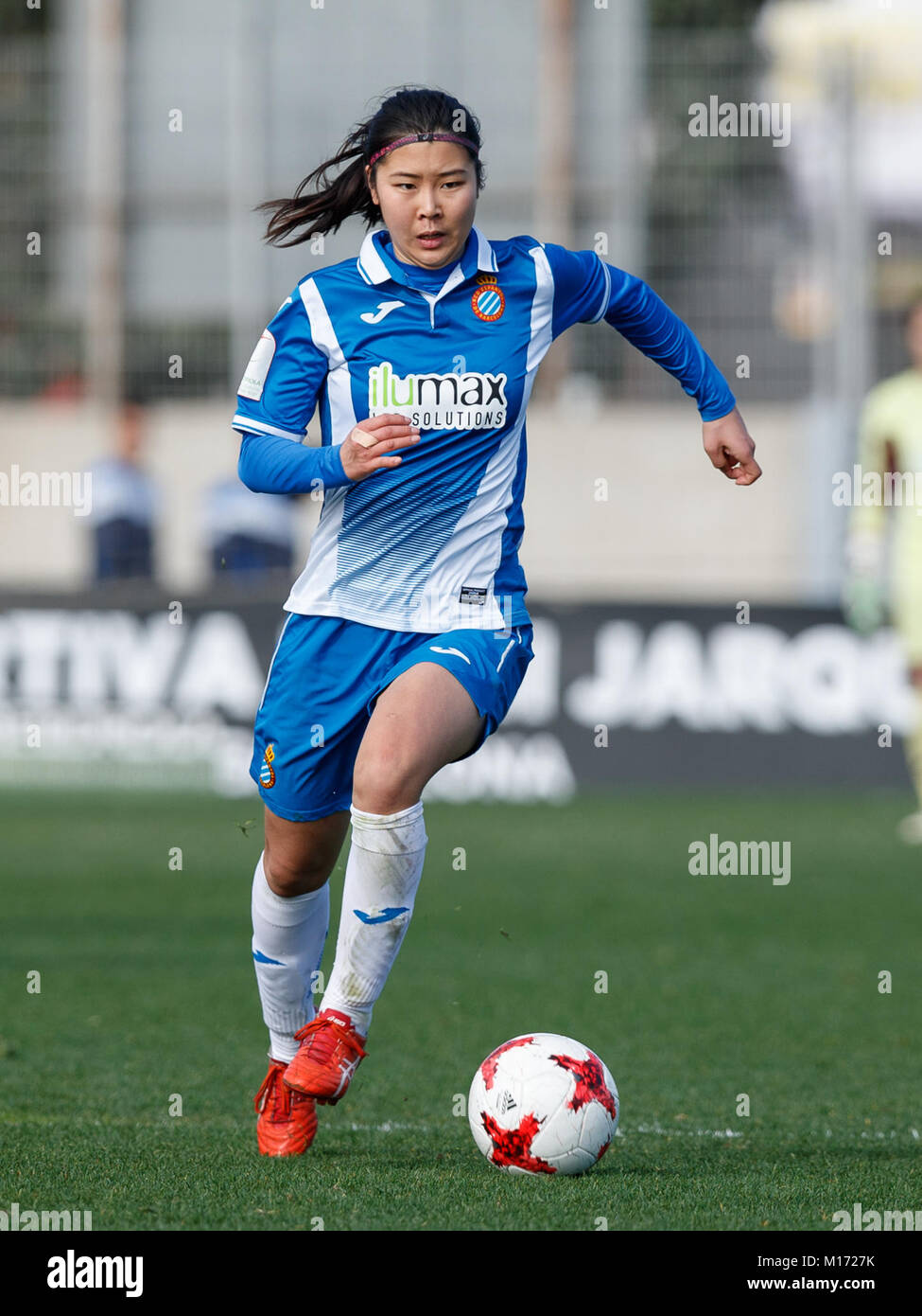 Barcelona, Spain. January 27th, 2018. Match of Spanish Women's Football