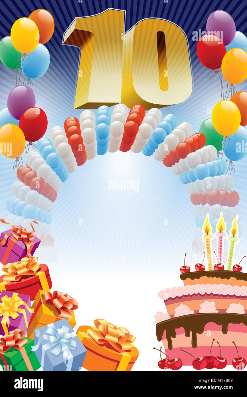 photo Happy Birthday Background Design Boy design elements and the birthday cake