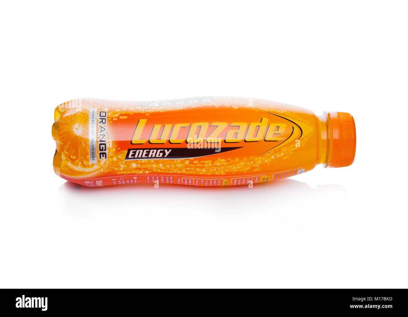 Bottle lucozade original energy drink hires stock photography and