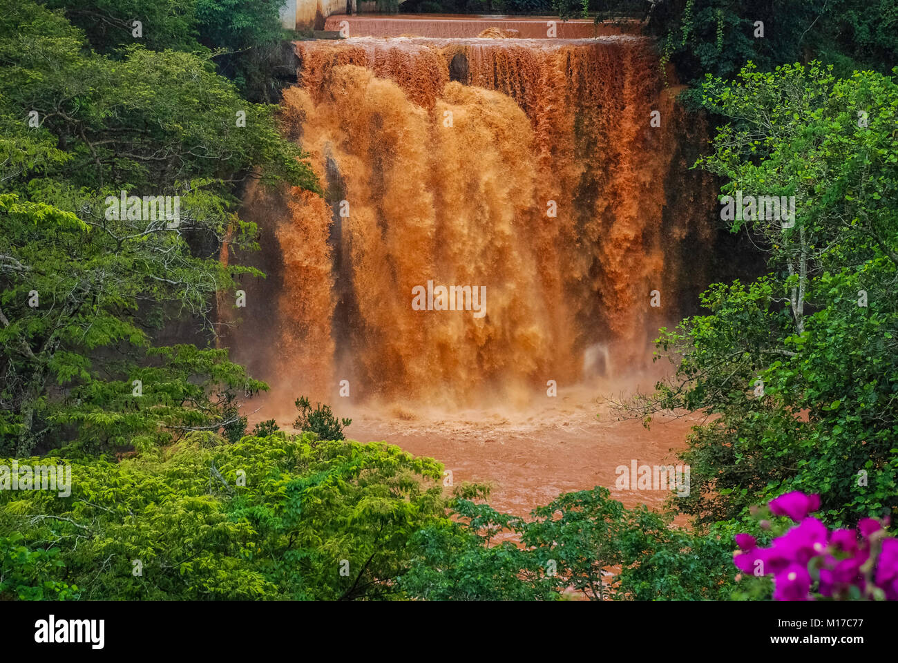 Chania Falls in Thika Kenya Africa Stock Photo Alamy