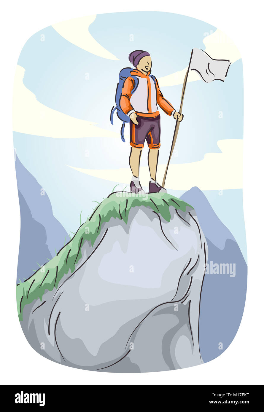 Explorer on top of mountain hiking Cut Out Stock Images & Pictures - Alamy Explorer on top of mountain hiking Cut Out Stock Images & Pictures - Alamy