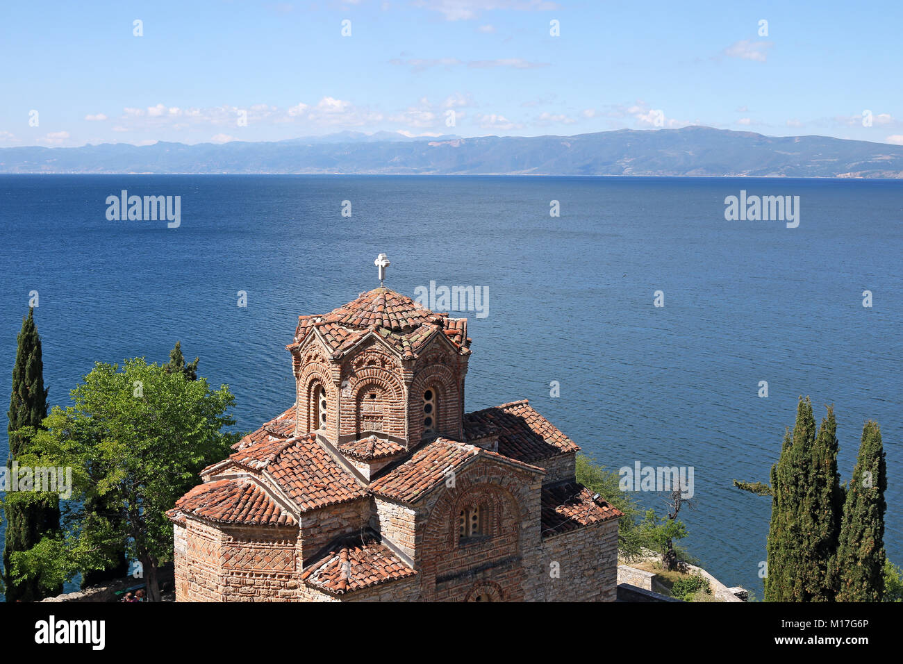 Jovan Kaneo church Lake Ohrid Macedonia Stock Photo
