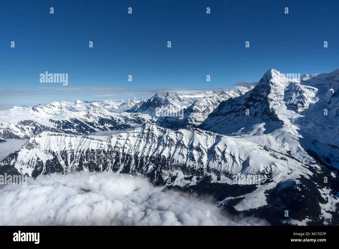 Swiss alps from above beautiful hi-res stock photography and images - Alamy