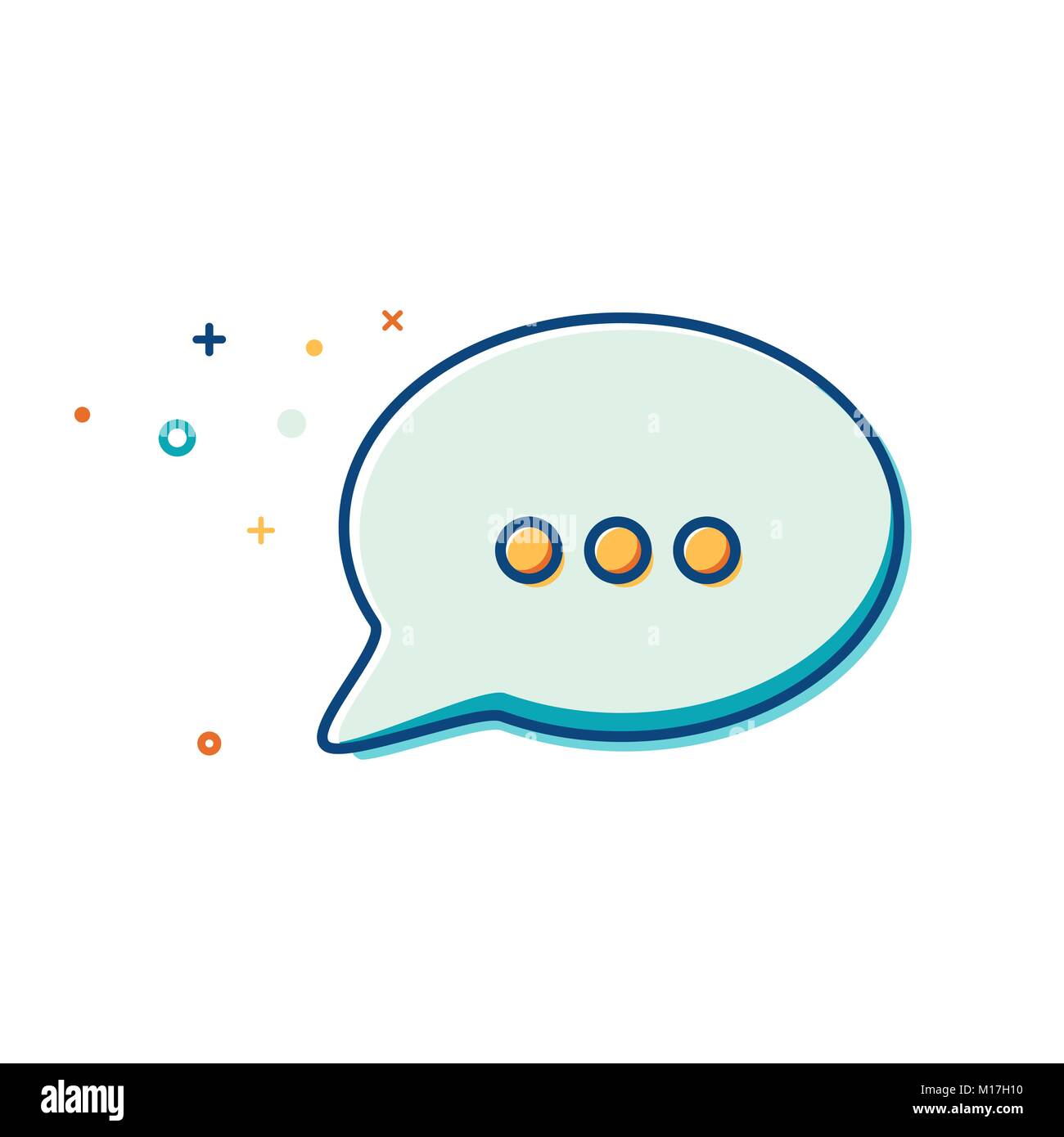 Chat bubble design ui