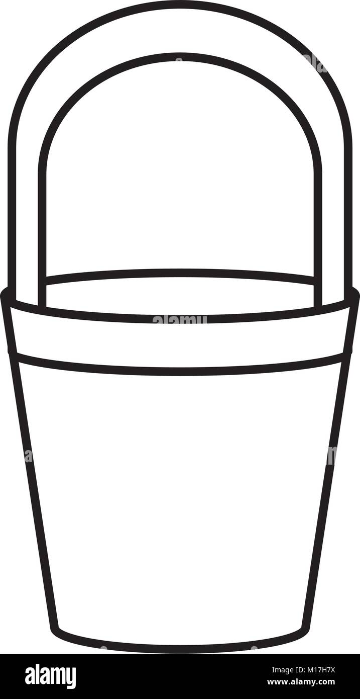 Bucket container isolated Stock Vector Image & Art - Alamy