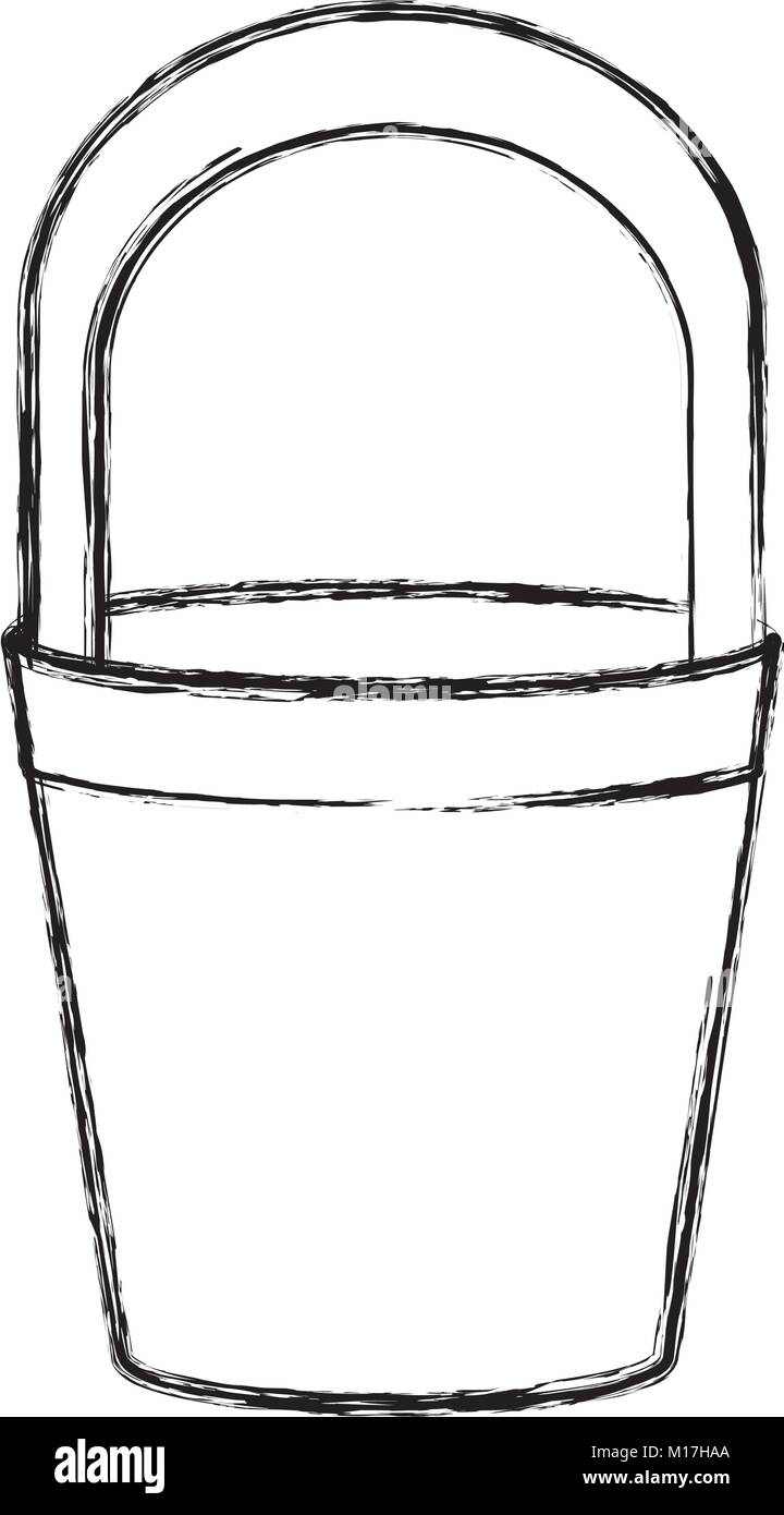 Bucket container isolated Stock Vector Image & Art - Alamy