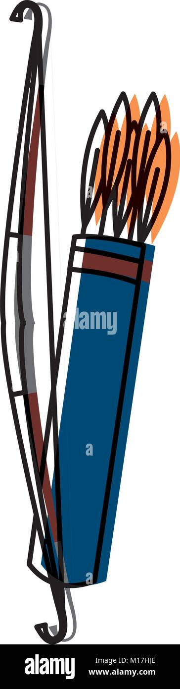 Bow and arrows Stock Vector Image & Art - Alamy