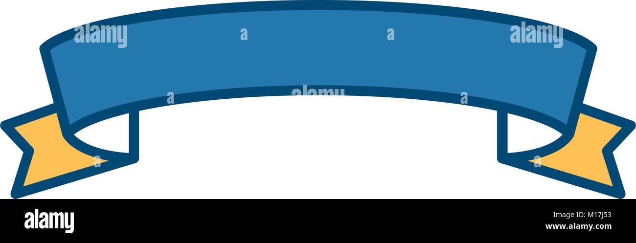 Ribbon banner isolated Stock Vector Image & Art - Alamy