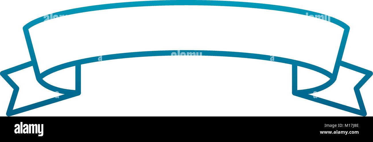 Ribbon banner isolated Stock Vector Image & Art - Alamy