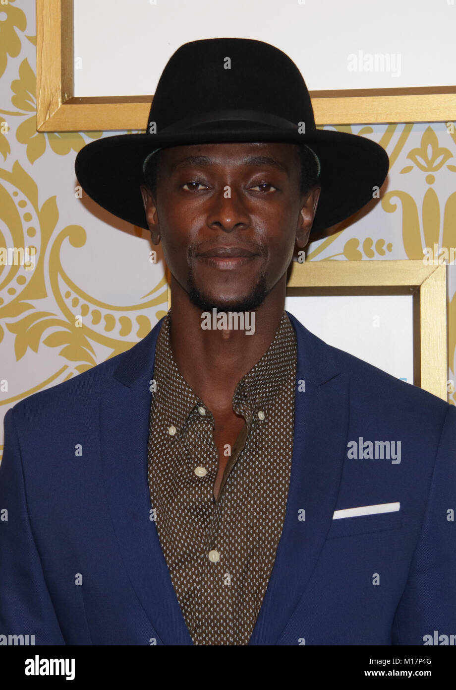 New York, NY, USA. 27th Jan, 2018. Edi Gathegi at 2018 Roc Nation The Brunch at One World Trade Center on January 27, 2018 in New York City. Credit: Diego Corredor/Media Punch/Alamy Live News Stock Photo