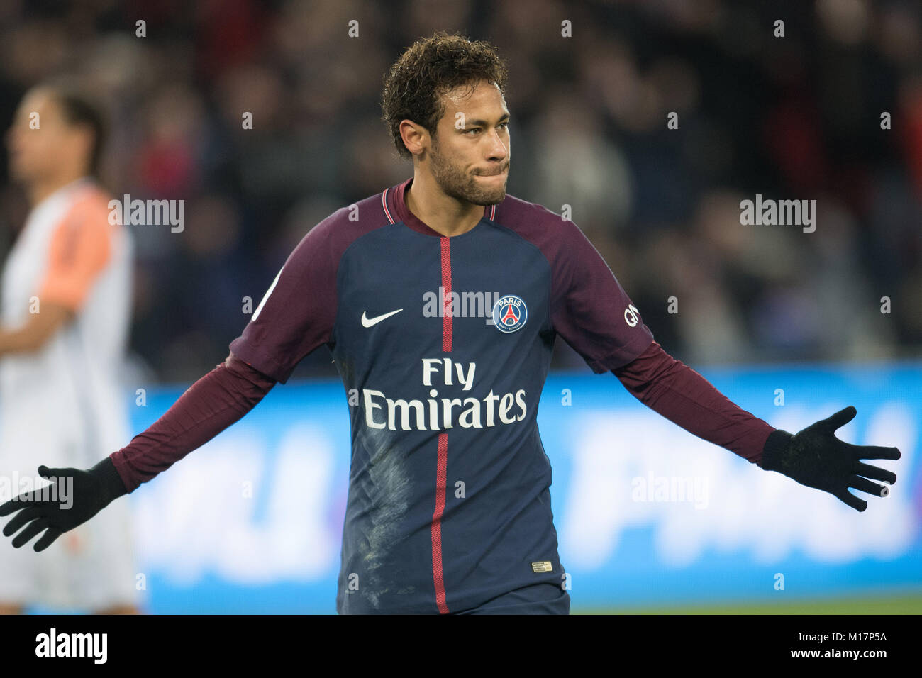 Neymar paris saint germain 2018 hi res stock photography and
