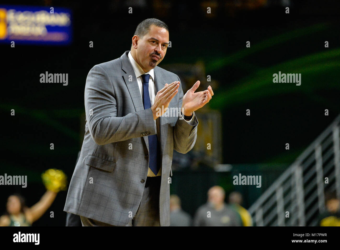 Fairfax, Virginia, USA. 27th Jan, 2018. VCU Assistant Coach BRENT SCOTT