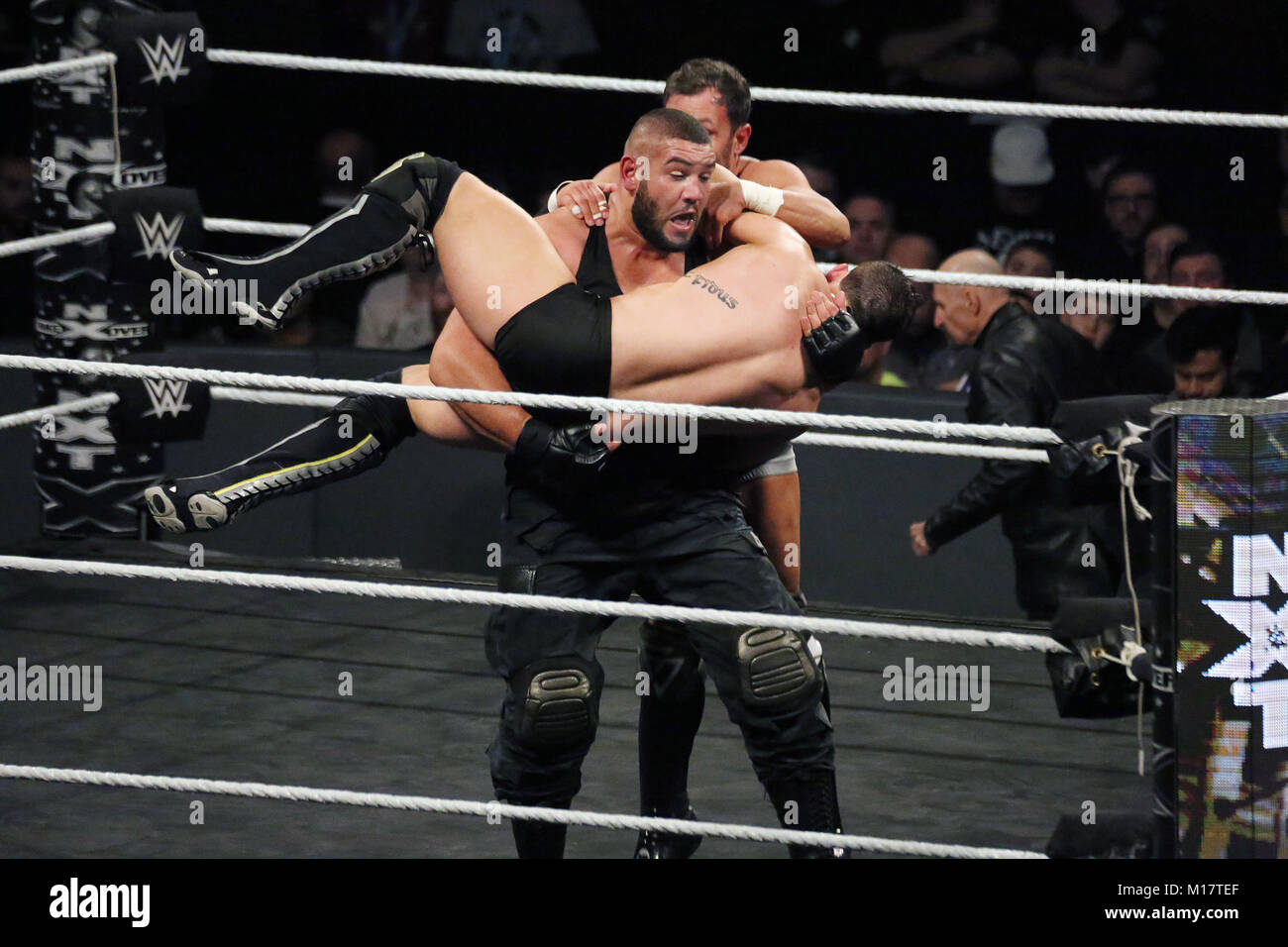 Philadelphia, PA, USA. 27th Jan, 2018. ERA wins match at WWE NXT Take Over at Wells Fargo Center in Philadelphia, Pa on January 27, 2018 Credit: Star Shooter/Media Punch/Alamy Live News Stock Photo