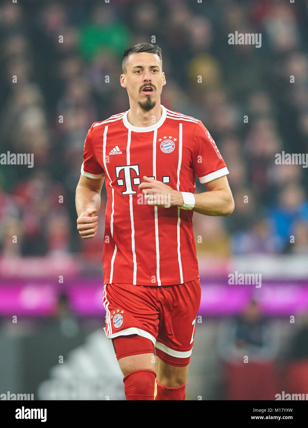 Munich Germany 27th January 2018 Fc Bayern Munich Soccer Munich January 27 2018 Sandro Wagner Fcb 2 Portrait Half Size Fc Bayern Munich Tsg 1899 Hoffenheim 5 2 1 German Soccer League Munich