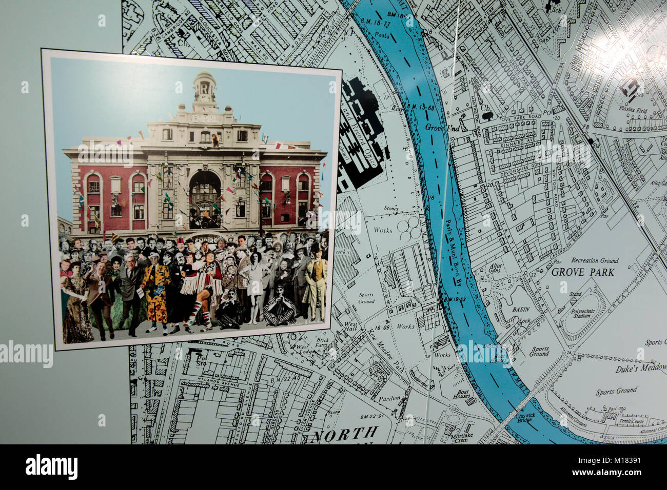 London UK 28 January 2018 An exclusive new mural featuring work by the