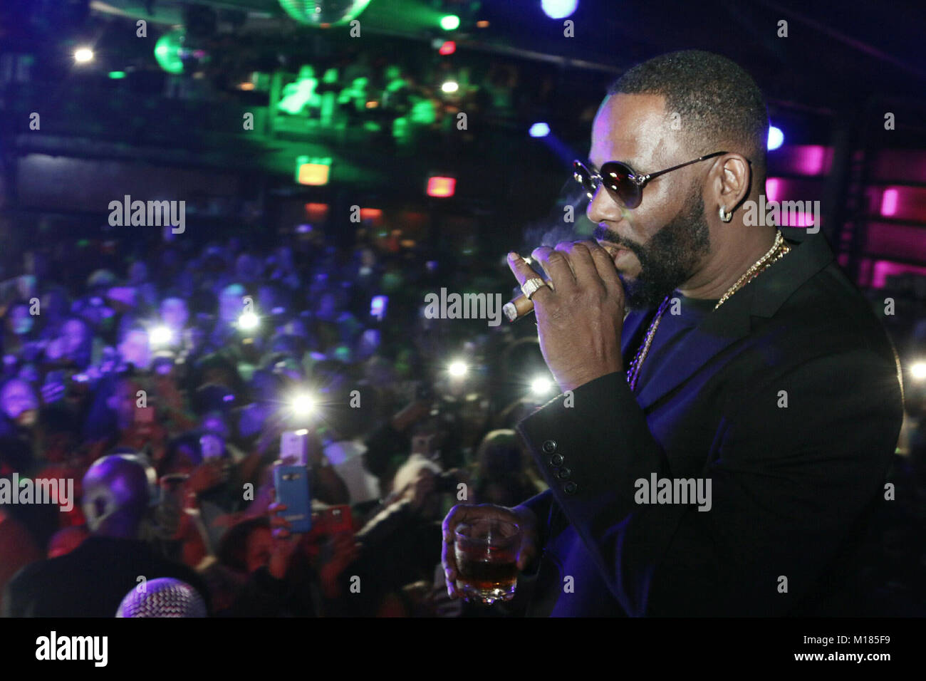New York, NY, USA. 27th Jan, 2018. R. Kelly pictured during an ...