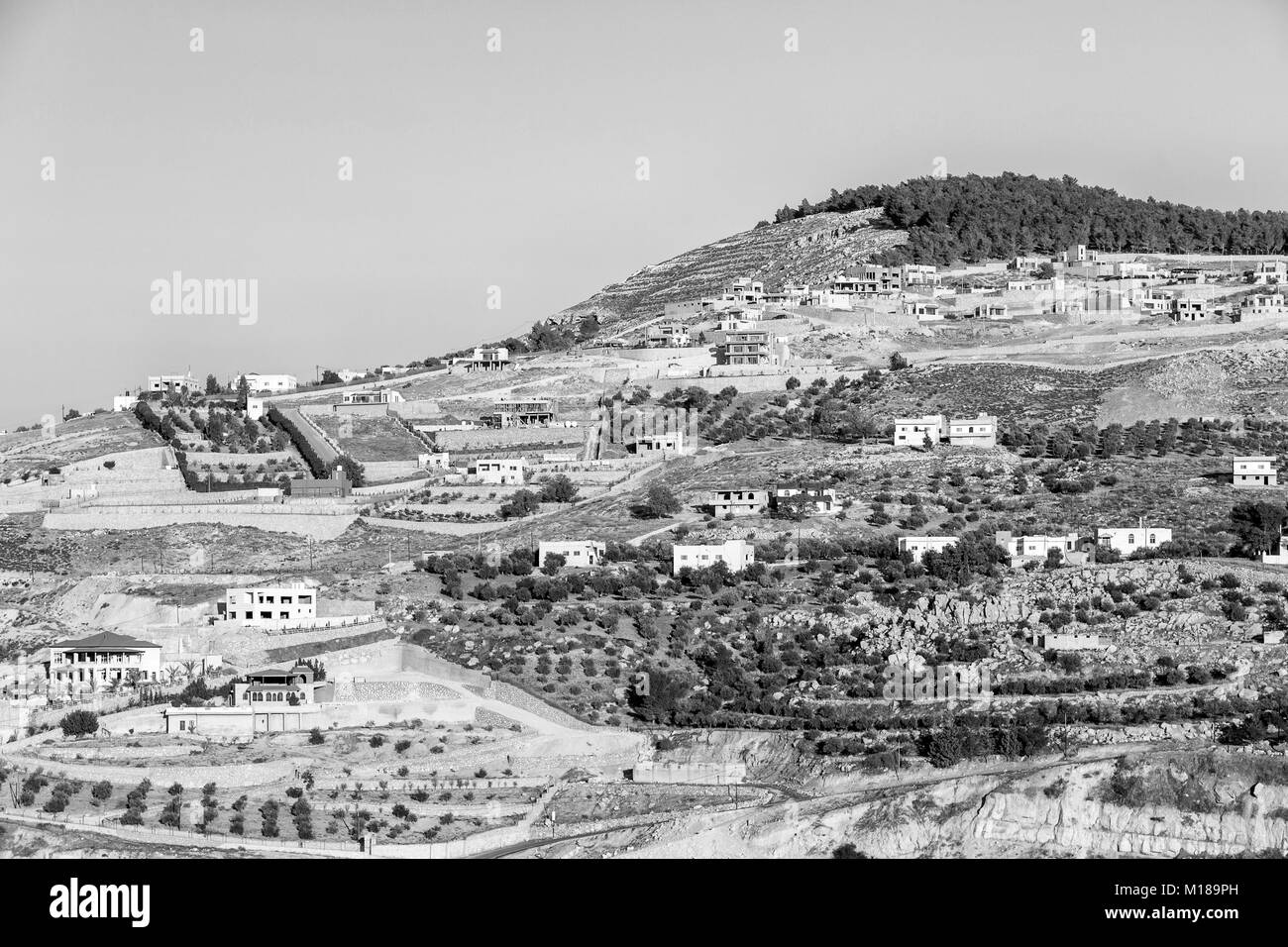 Rural country landscape on Black and White Stock Photos & Images - Alamy