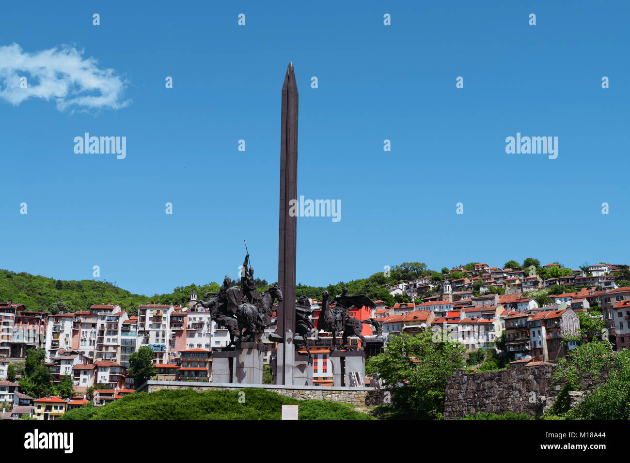 Veliko Tarnovo monument Stock Photo