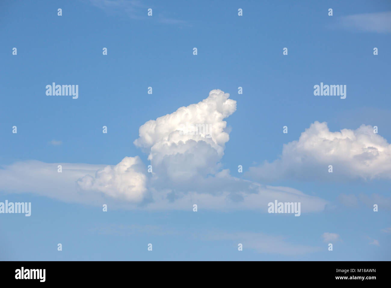 Clouds on the blue sky, texture or background Stock Photo - Alamy