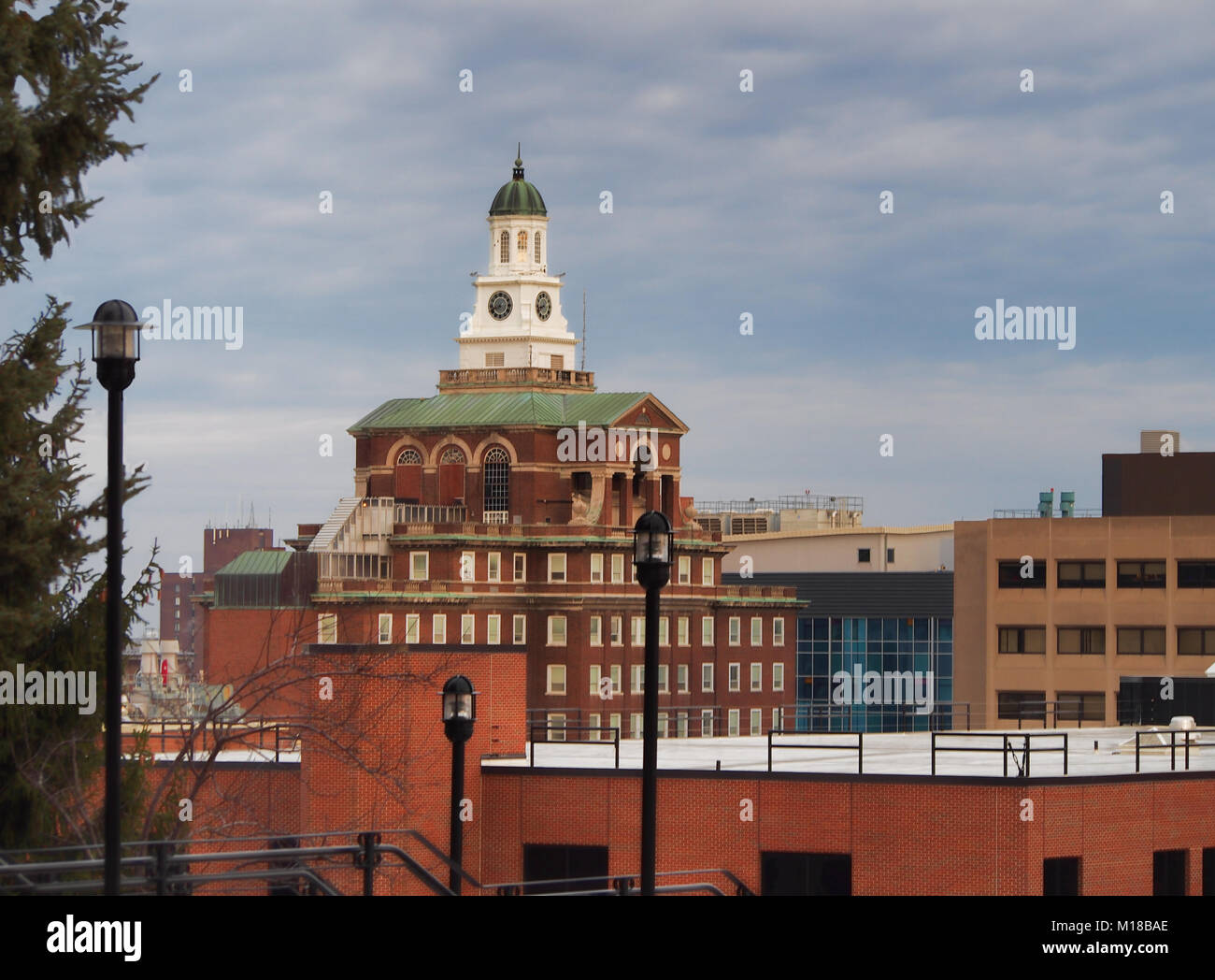 Crouse hospital clock tower hires stock photography and images Alamy
