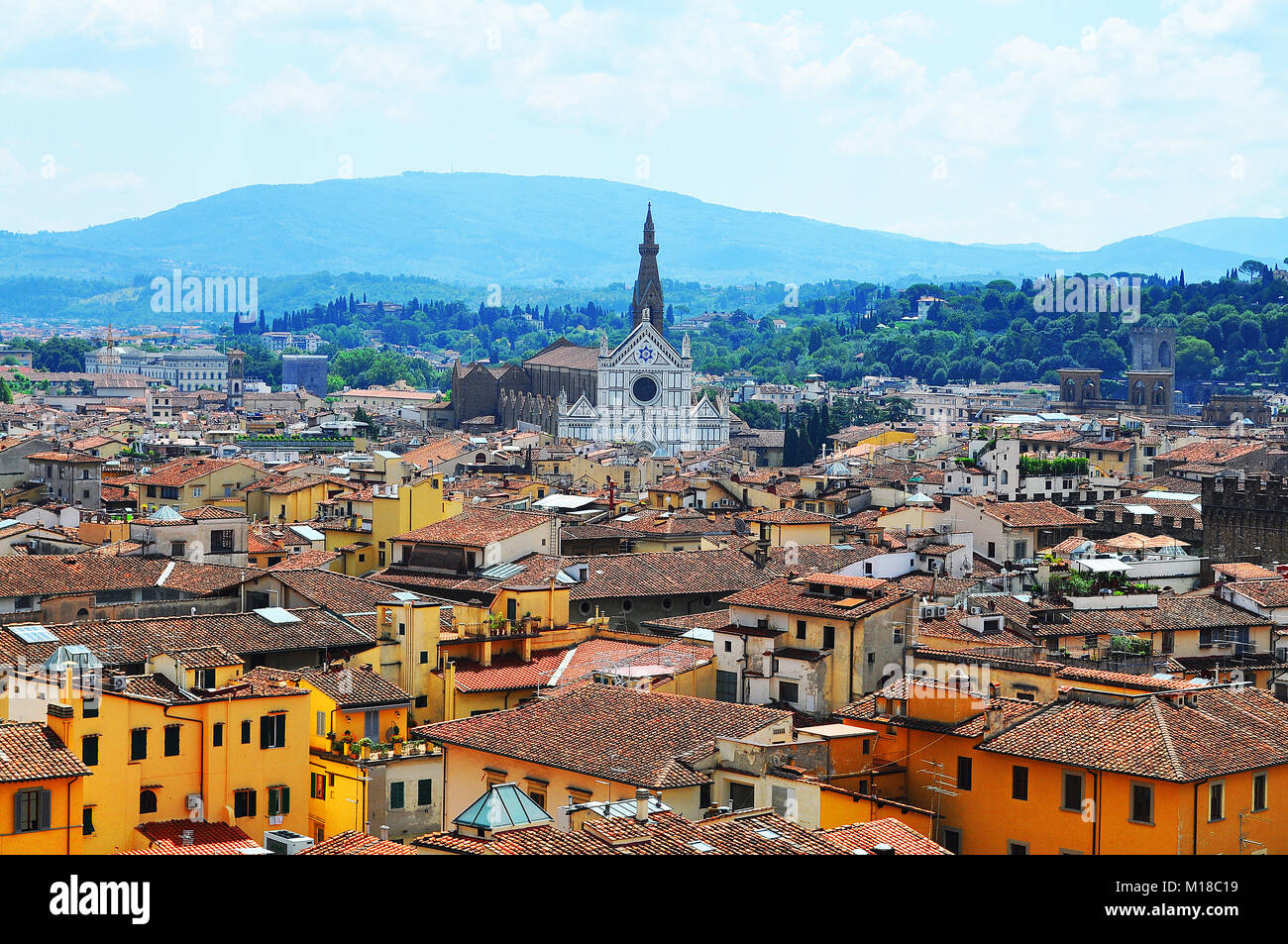 Basilica Santa Croce in Florence, Italy Stock Photo