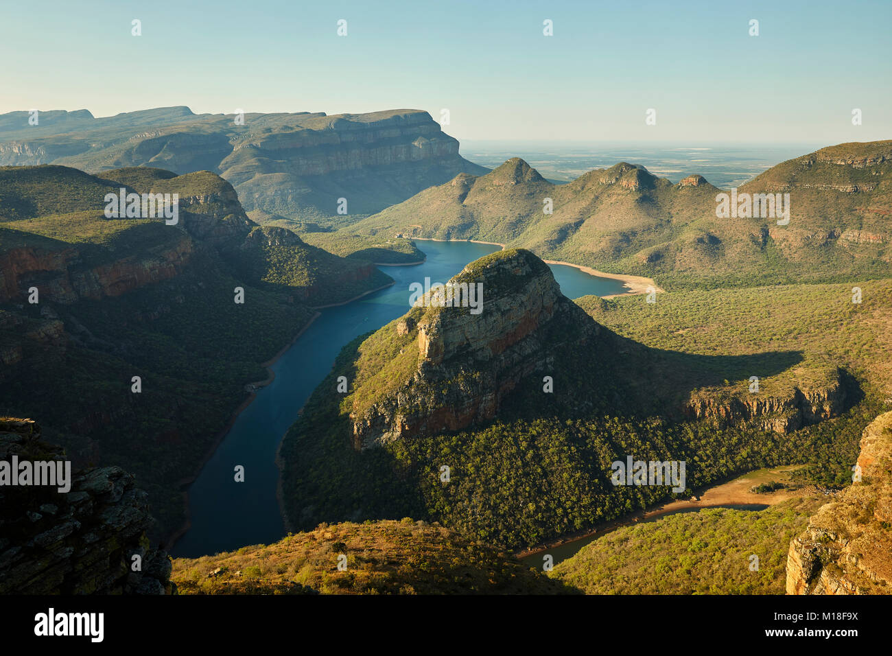 Blyde River Canyon and reservoir Blyderivierspoort Dam,Mpumalanga,South Africa Stock Photo