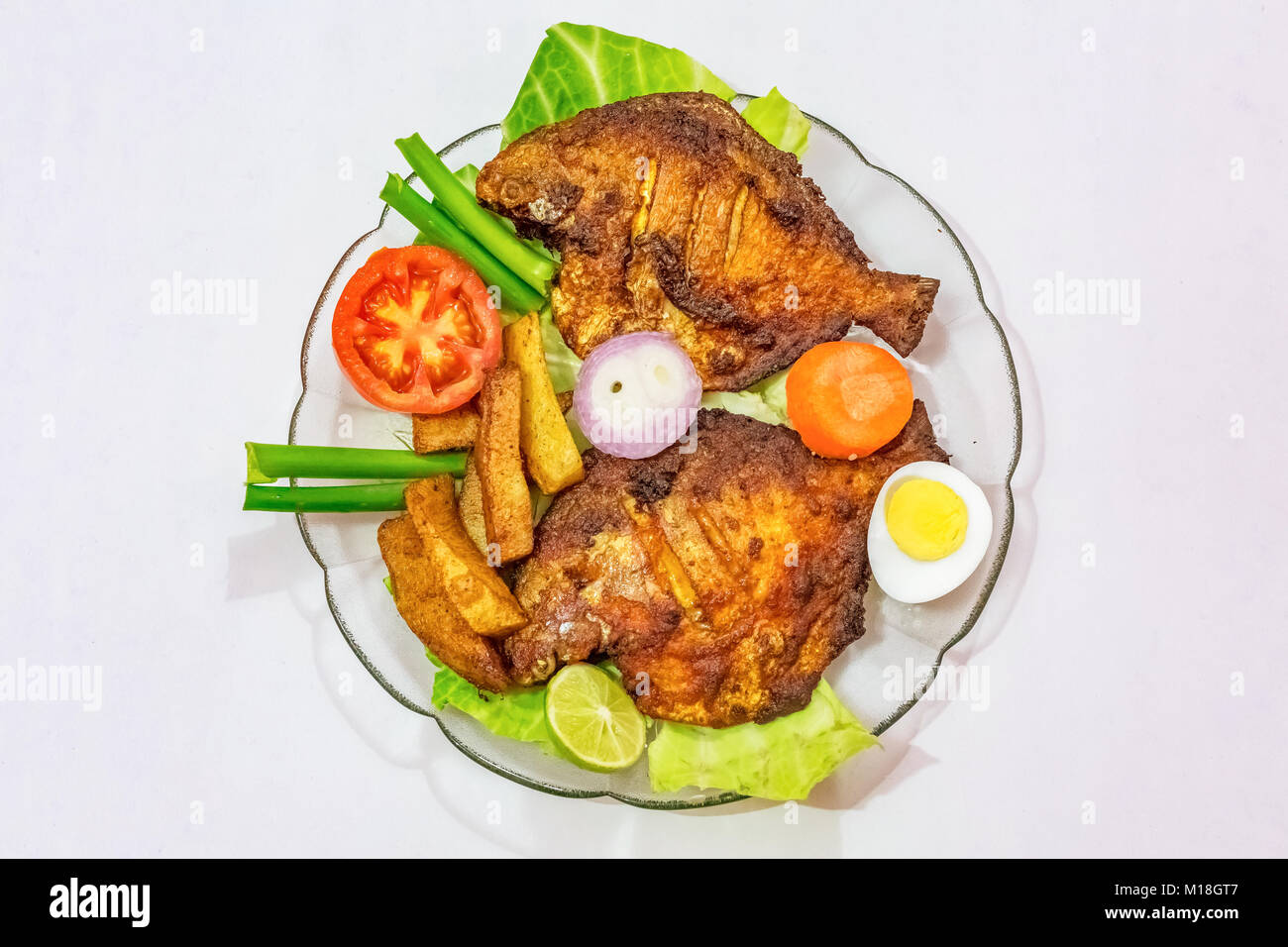 Pomfret Fish Fry South Indian