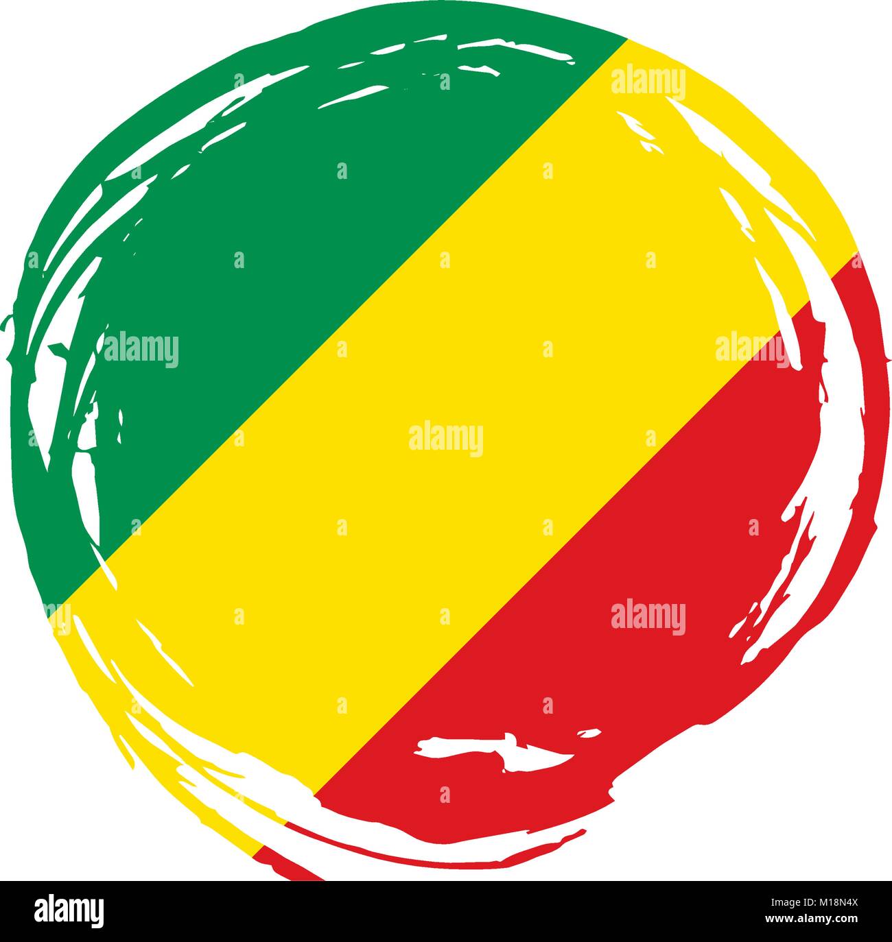 Congolese national flag Stock Vector Images - Alamy