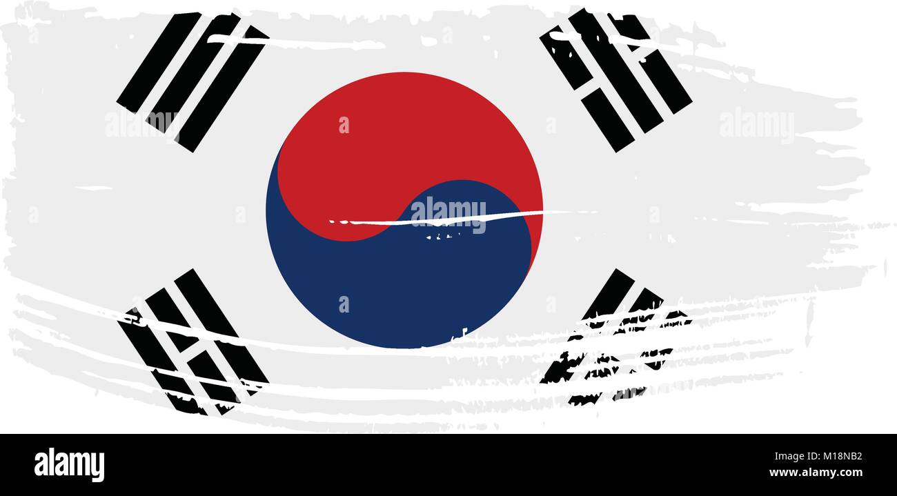 South Korean flag, vector illustration Stock Vector Image & Art - Alamy
