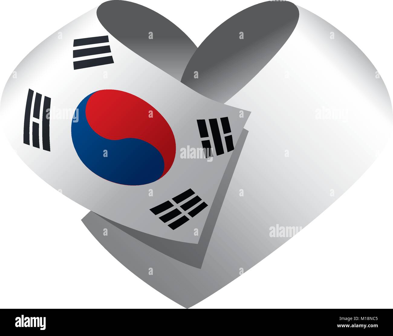 South Korean flag, vector illustration Stock Vector Image & Art - Alamy