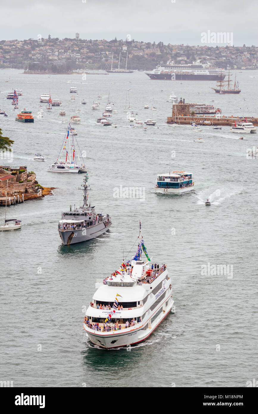Annual Australia Day Ferry Boat Race Ferrython, Sydney Harbour